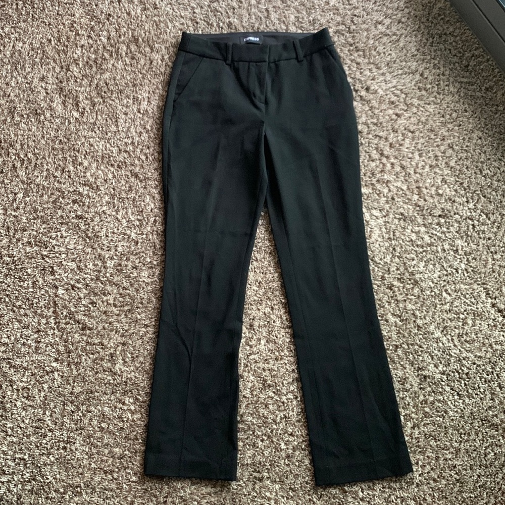 Express - 2S Columnist Barely Boot Mid-rise Pants - Picture 2 of 6
